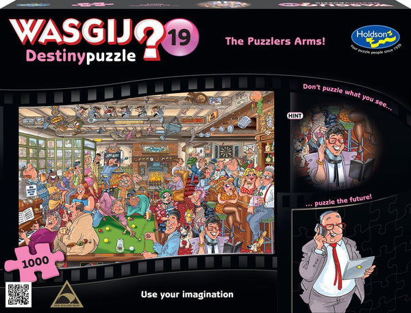 WASGIJ? 1000 piece jigsaw puzzles from reverse perspective.