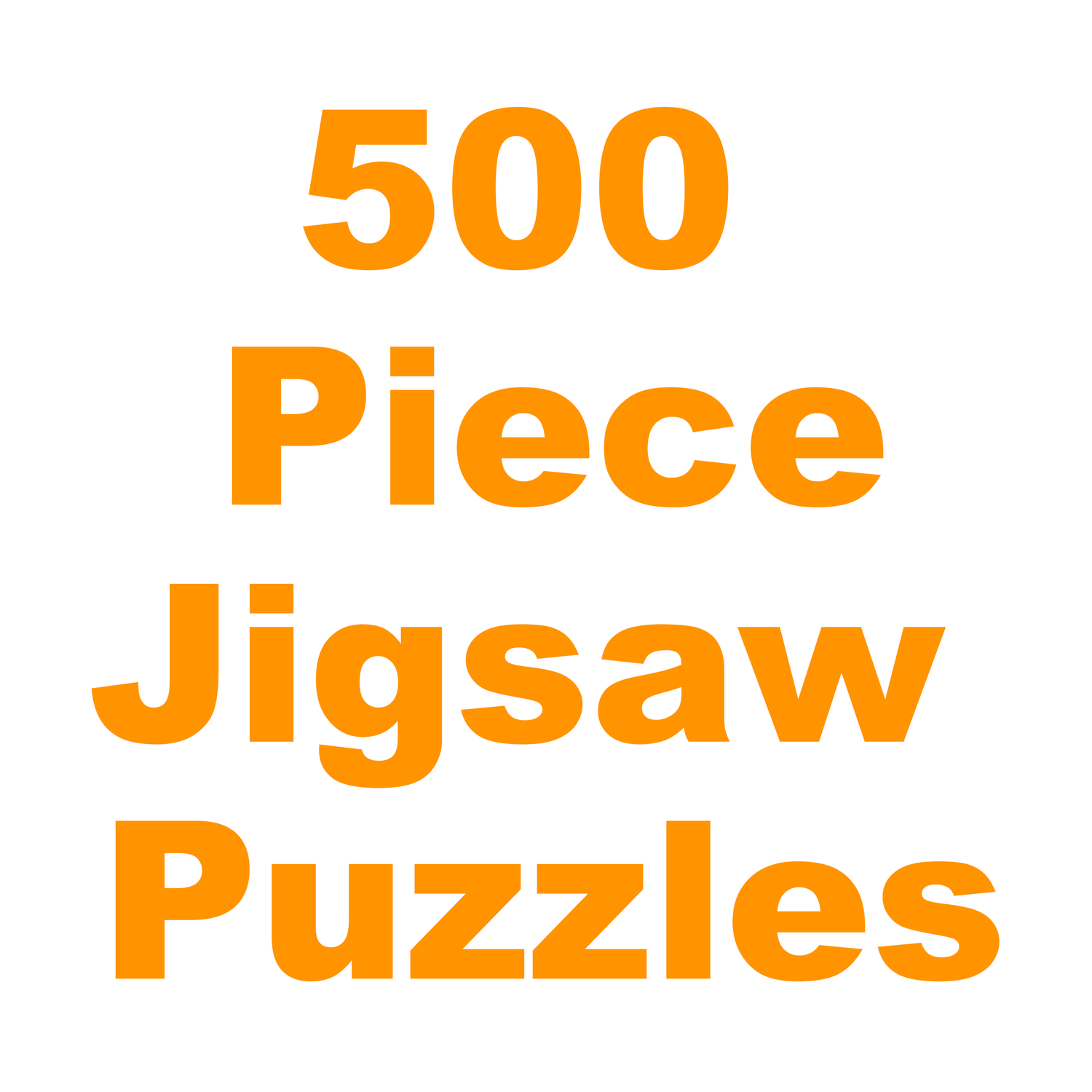 500 Piece Jigsaws