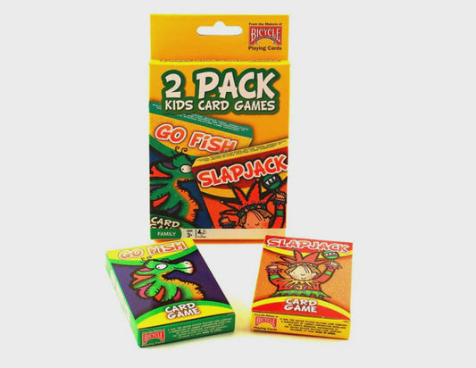 2 PACK KIDS CARD GAMES | YELLOW