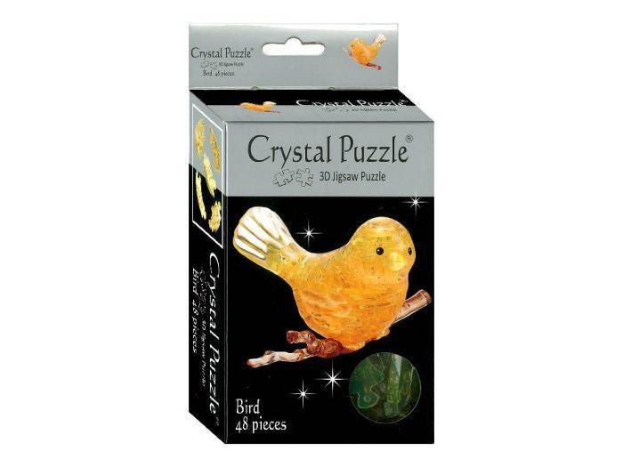 3D CRYSTAL | BIRD (YELLOW)