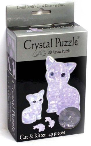 3D CRYSTAL | CAT AND KITTEN