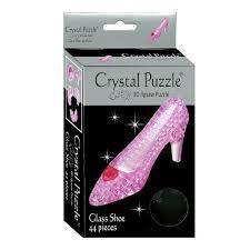 3D CRYSTAL | GLASS SHOE (PINK)