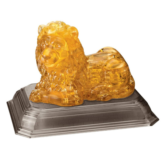 3D CRYSTAL | LION (GOLD)