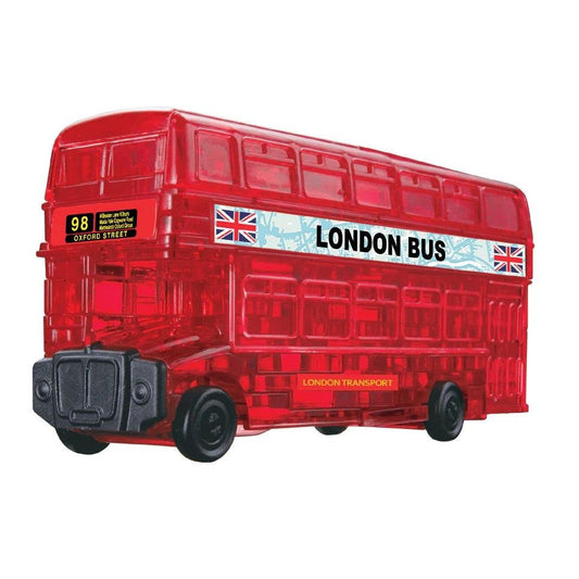 3D CRYSTAL | LONDON BUS (RED)