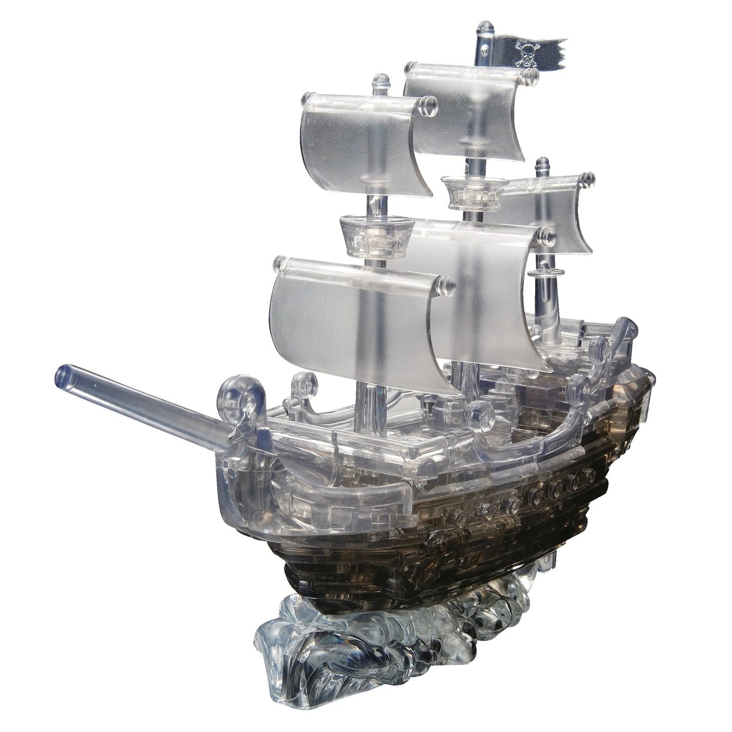 3D CRYSTAL | PIRATE SHIP (BLACK)