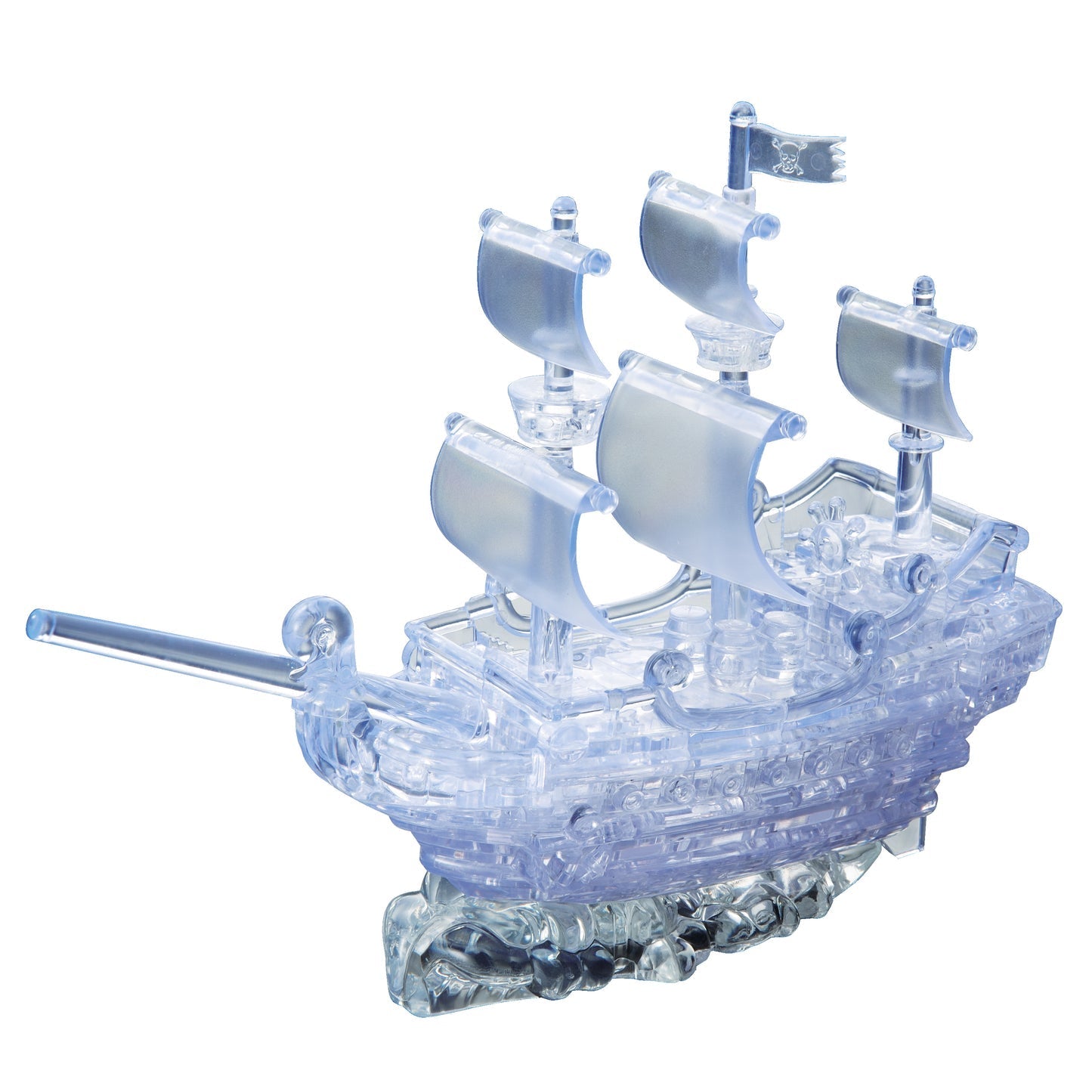 3D CRYSTAL | PIRATE SHIP (CLEAR)