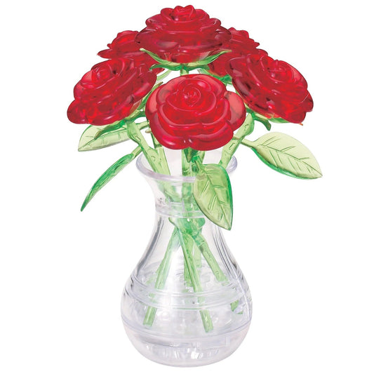 3D CRYSTAL | ROSE (RED)