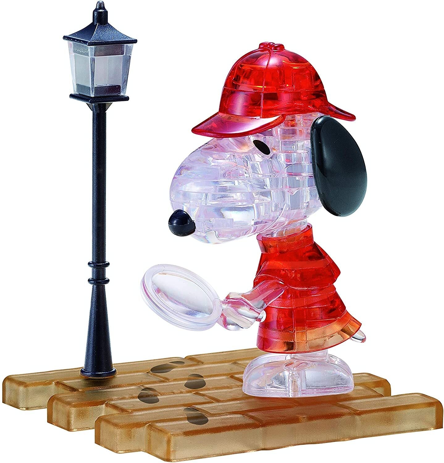 3D CRYSTAL | SNOOPY DETECTIVE