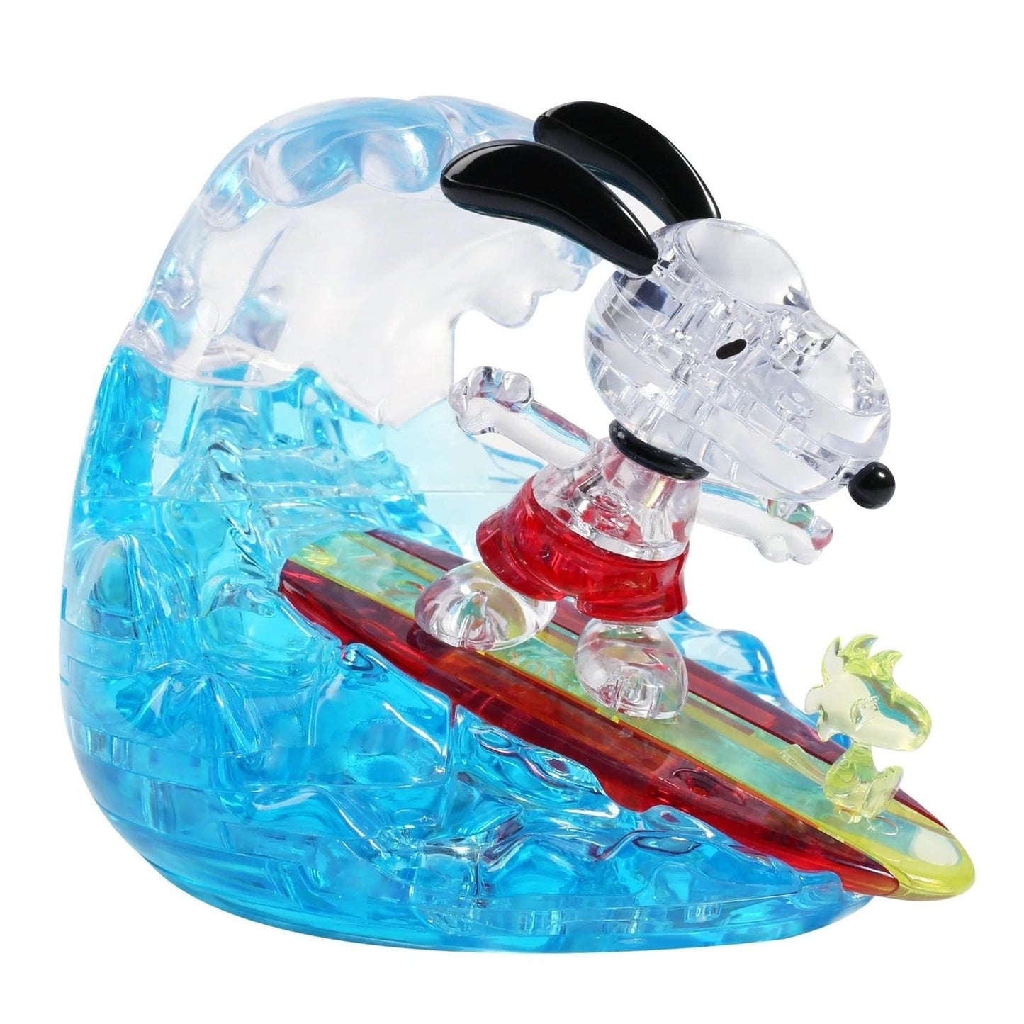 3D CRYSTAL | SNOOPY SURFING