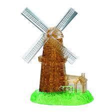 3D CRYSTAL | WINDMILL (BROWN)