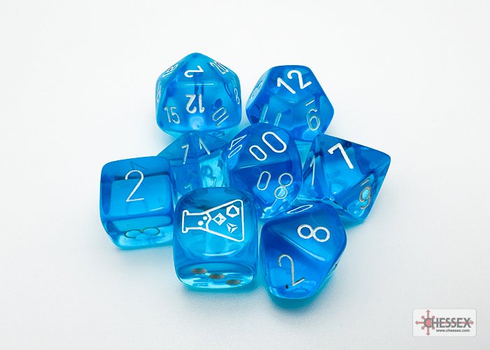 CHESSEX LAB DICE 8 SET