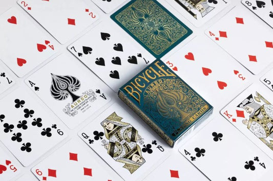 BICYCLE CARDS | AUREO TEAL AND GOLD