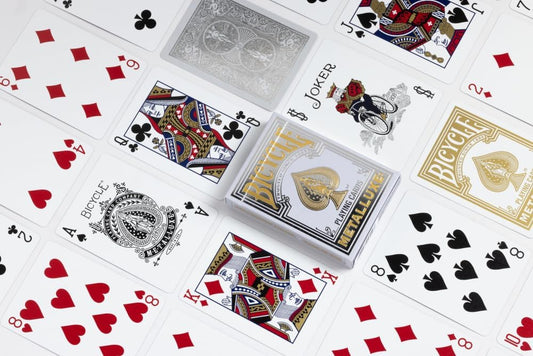 BICYCLE CARDS | METALLUXE SILVER