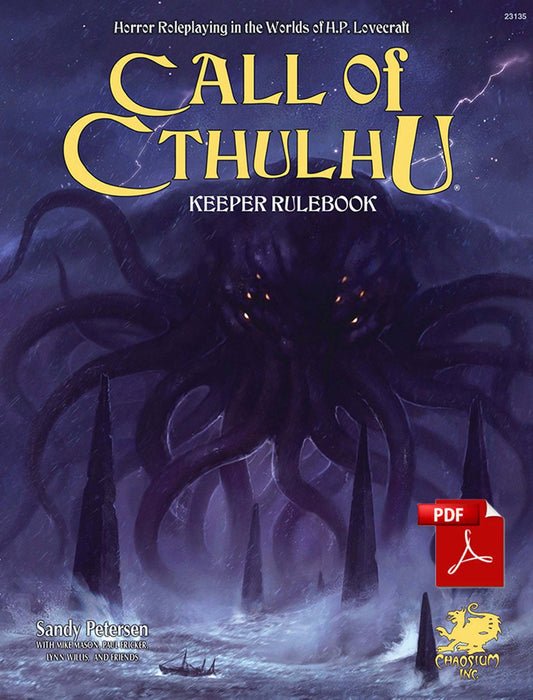 CALL OF CTHULHU KEEPER RULEBOOK