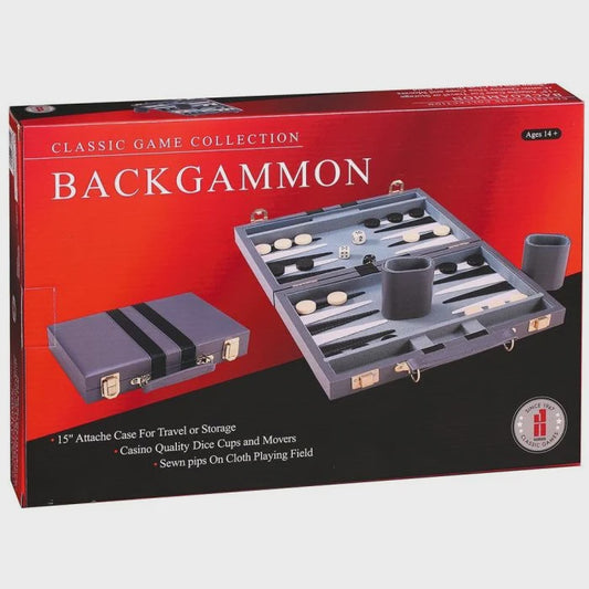 CLASSIC GAMES | BACKGAMMON 15" VINYL