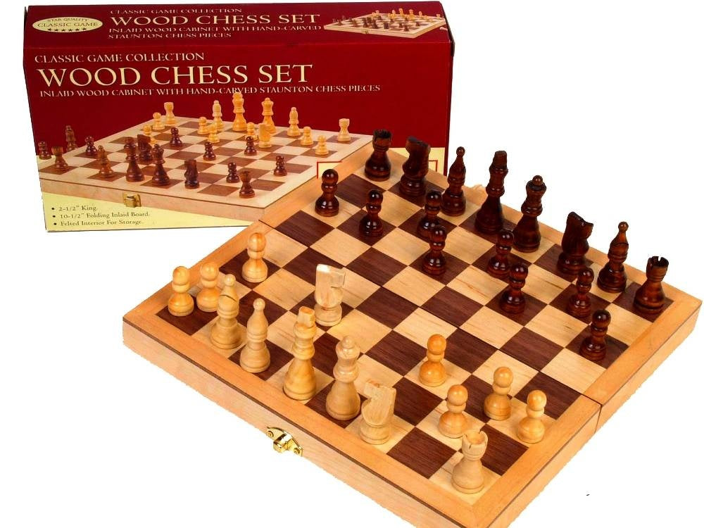 CLASSIC GAMES | CHESS SET 10.5 WOOD