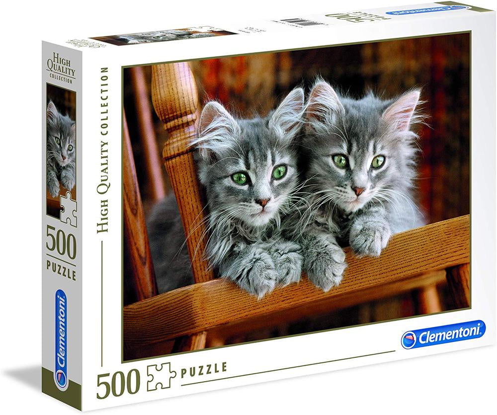 CLE 500 PC | TWO GREY KITTENS