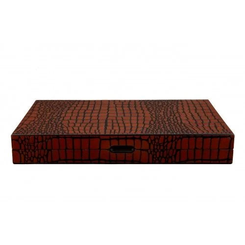 DAL ROSSI | BACKGAMMON 15" CROC DESIGN