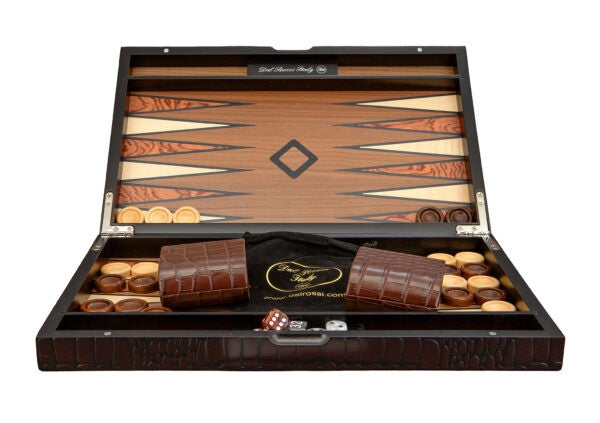 DAL ROSSI | BACKGAMMON 15" CROC DESIGN