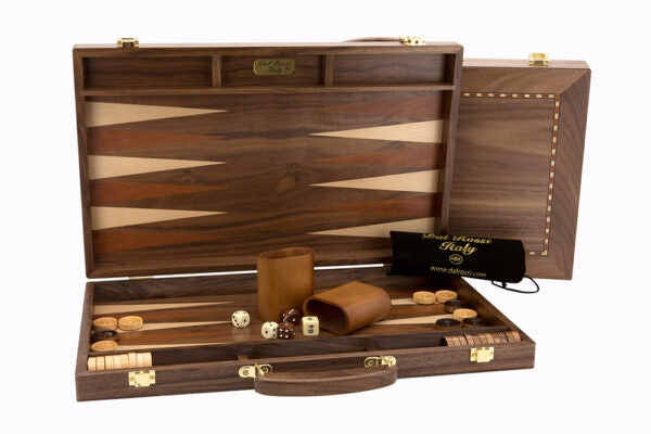 DAL ROSSI | BACKGAMMON 15" - WALNUT