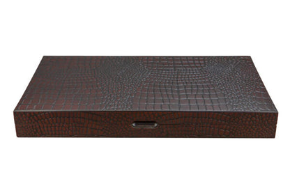 DAL ROSSI | BACKGAMMON 18" CROC DESIGN