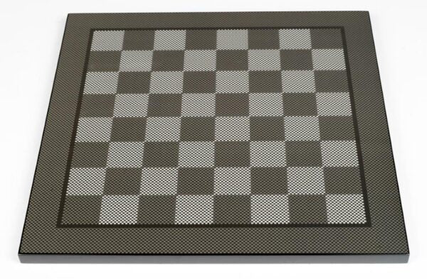 DAL ROSSI | CHESS BOARD 40CM - CARBON FIBRE