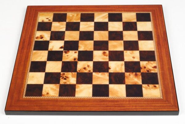 DAL ROSSI | CHESS BOARD 50cm - SHINY WALNUT FINISH