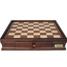 DAL ROSSI | CHESS BOX - 20" 50cm DRAWERS - WALNUT