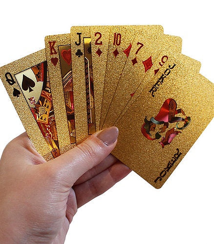 DAL ROSSI | PLAYING CARDS - 24K 99.9% GENUINE GOLD