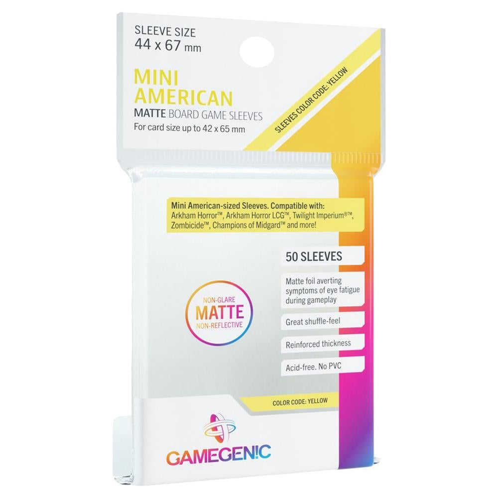 GAMEGENIC SLEEVES | MINI AMERICAN SIZE MATTE