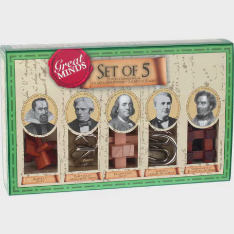 GREAT MINDS SET OF 5 MEN