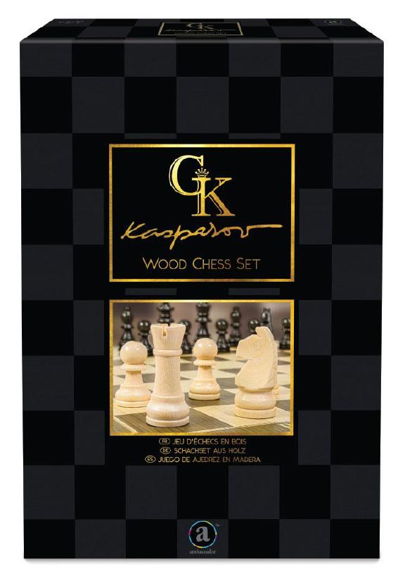 KASPAROV | CHESS SET 36CM - WOOD