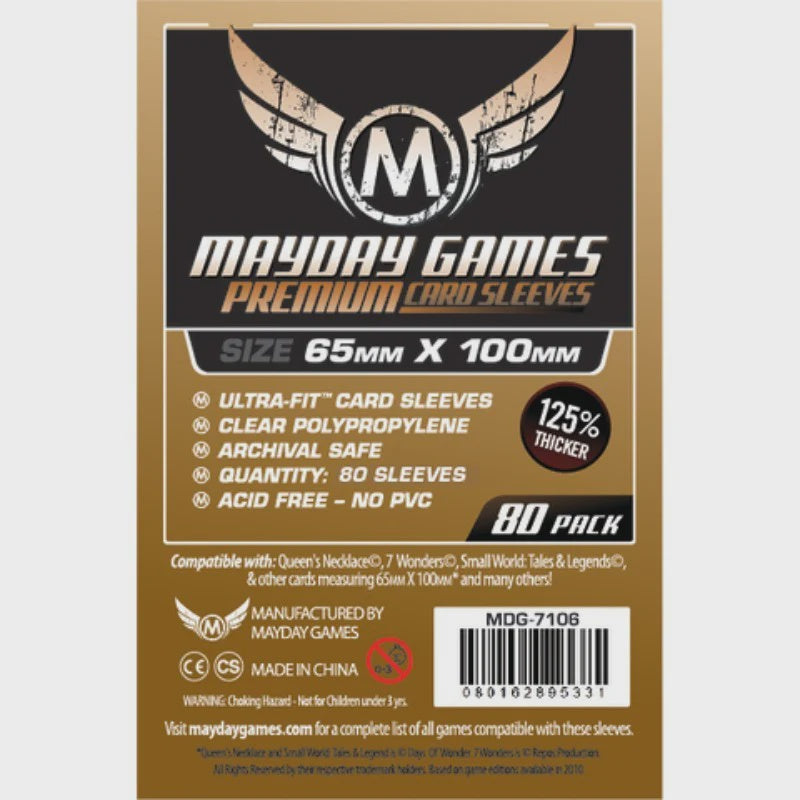 MAYDAY PREMIUM SLEEVES | (65 x 100mm)