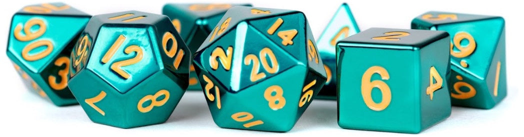 MDG DICE | 16MM SET - TURQUOISE