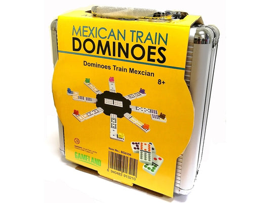 MEXICAN TRAIN DOMINOES IN CASE