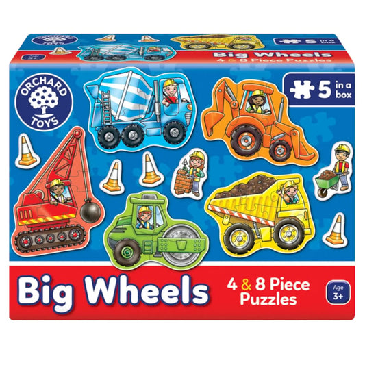 ORCHARD TOYS 8 PC x4 | BIG WHEELS