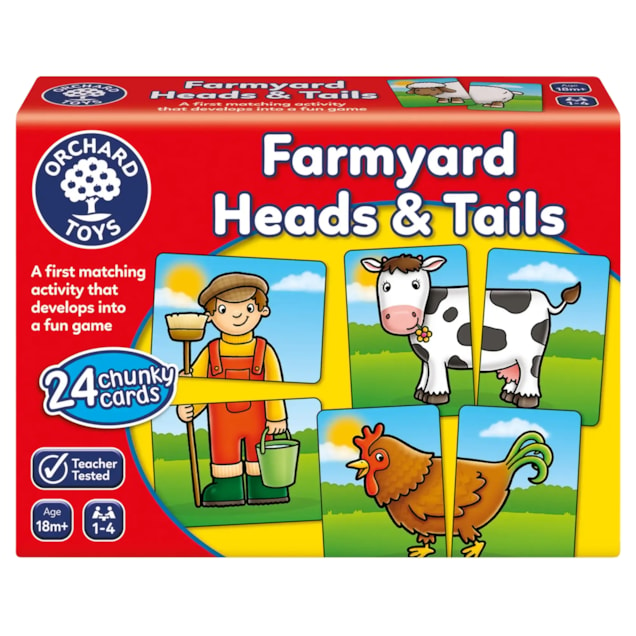 ORCHARD TOYS | FARMYARD HEADS AND TAILS