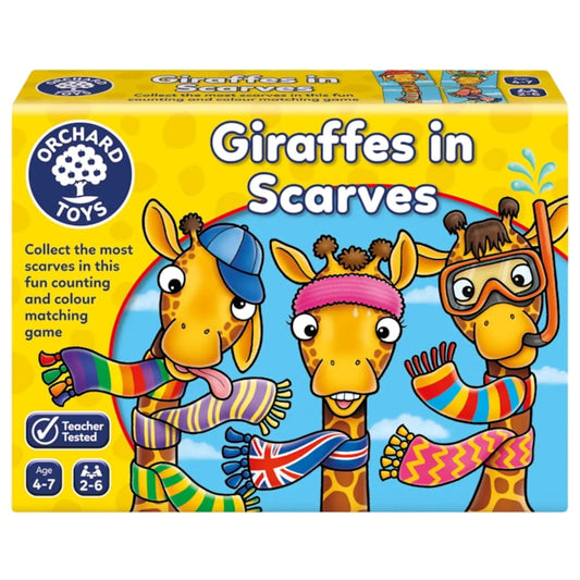 ORCHARD TOYS | GIRAFFES IN SCARVES