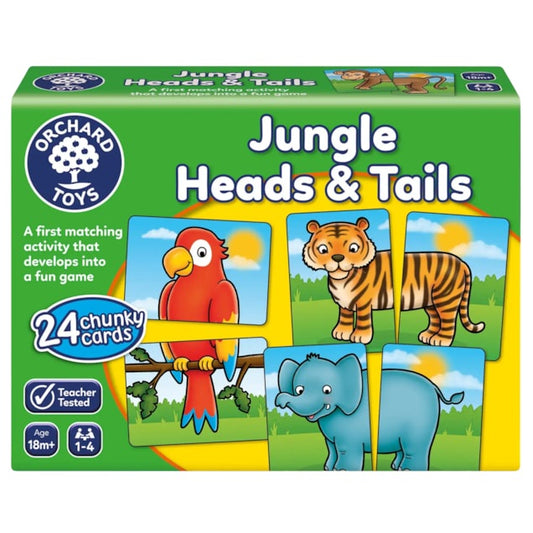 ORCHARD TOYS | JUNGLE HEADS AND TAILS