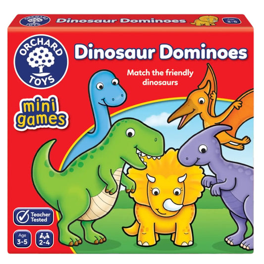 ORCHARD TOYS | MINI - DINOSAUR DOMINOES