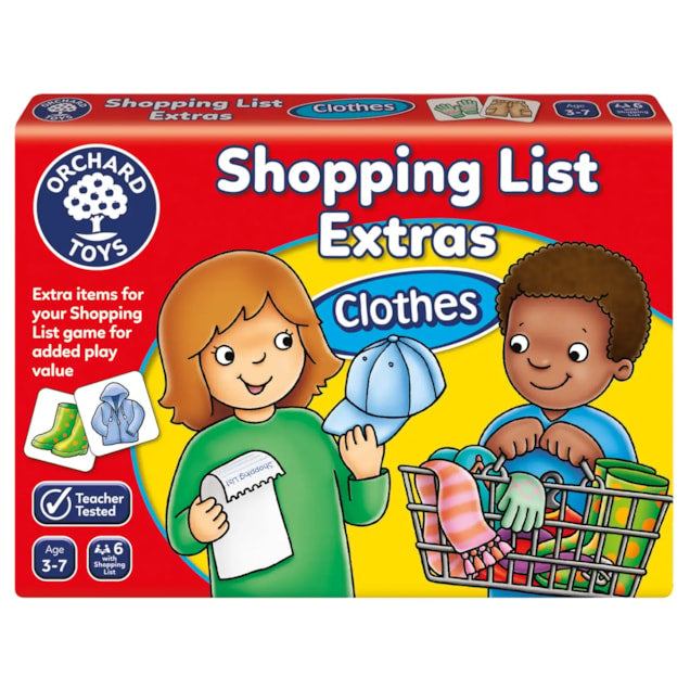 ORCHARD TOYS | SHOPPING LIST - CLOTHES EXTRAS