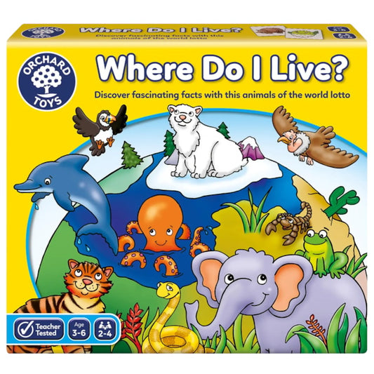 ORCHARD TOYS | WHERE DO I LIVE LOTTO