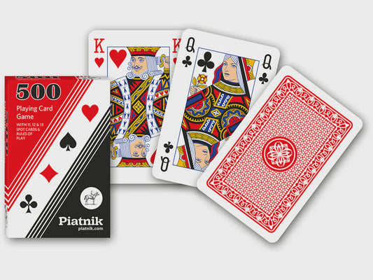 PIATNIK CARDS | 500 DECK W/ SPOT 11, 12, 13S