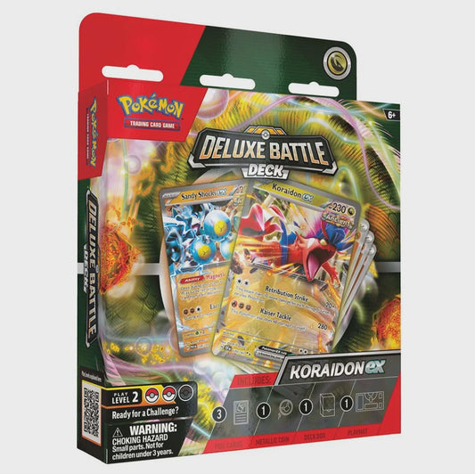 POKEMON DELUXE BATTLE DECK | MIRAIDON / KORAIDON EX