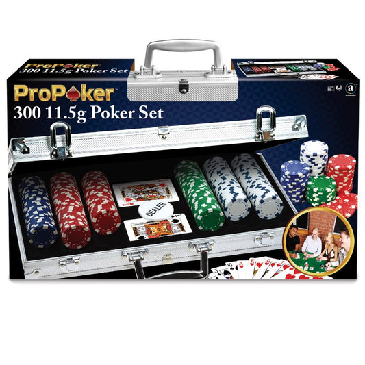 POKER SET | 300PC 11.5G CHIPS - ALUMINIUM CAS