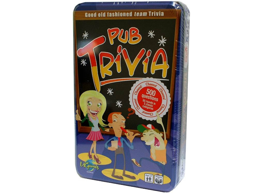 PUB TRIVIA TIN