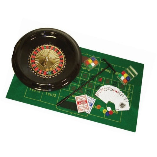 ROULETTE WHEEL AND SET 16"