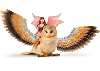 SCHLEICH | FAIRY IN FLIGHT ON GLAM-OWL