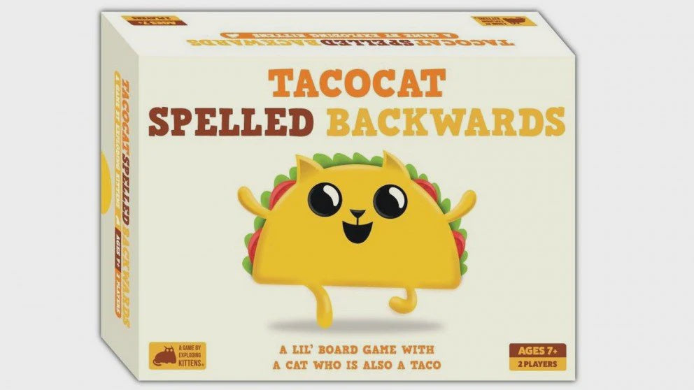 TACOCAT SPELLED  BACKWARDS