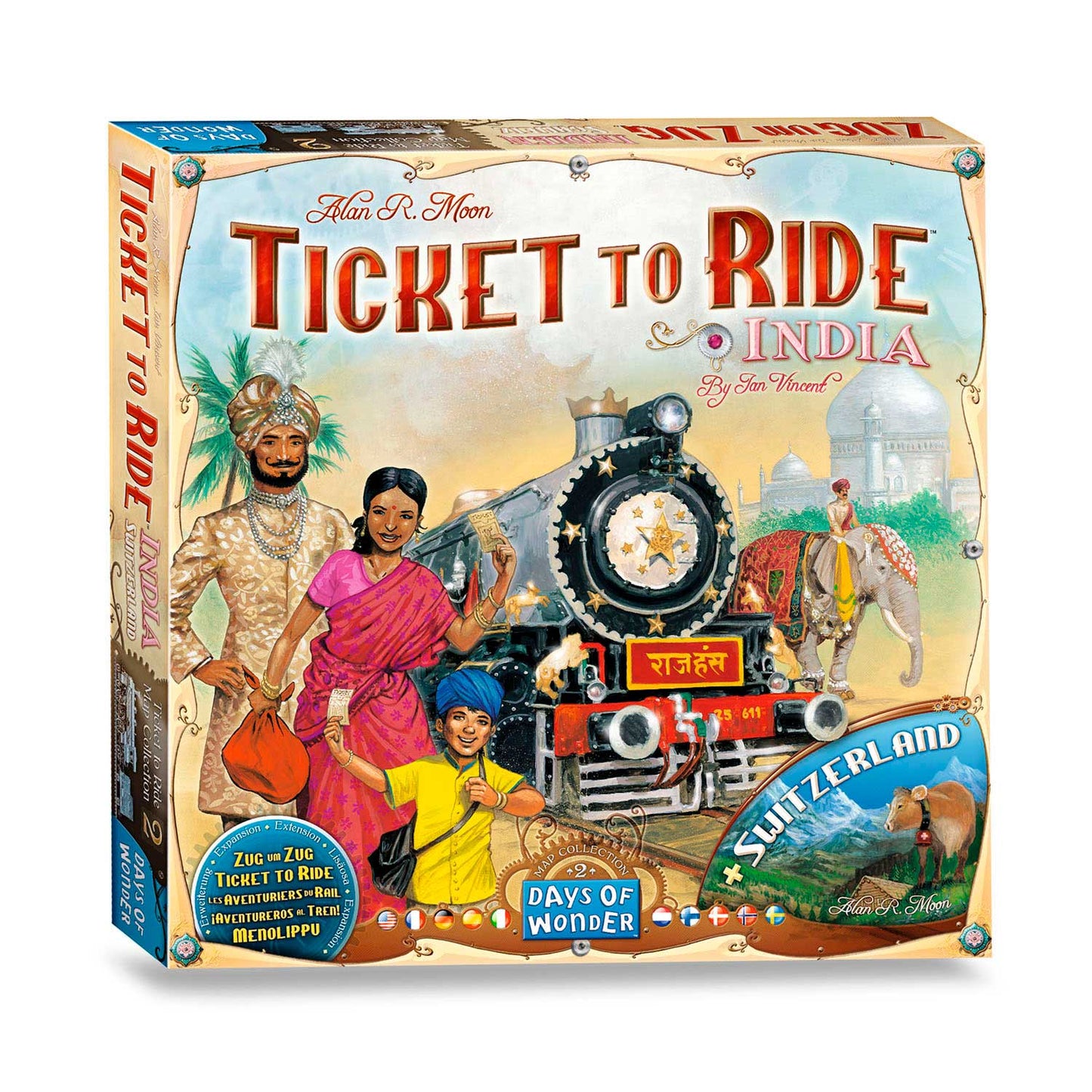 TICKET TO RIDE | MAP COLLECTION - INDIA AND SWITZERLAND